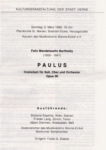 Programm 1989 Herne
