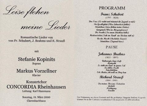 Programm Duisburg