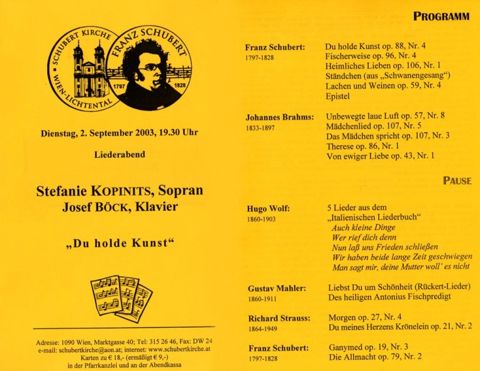 Programm Wien