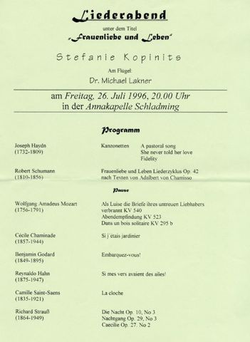 Programm Schladming